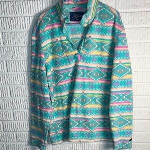 Chubbies Colorful Geometric Pullover Fleece